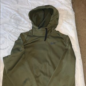 olive green nike hoodie